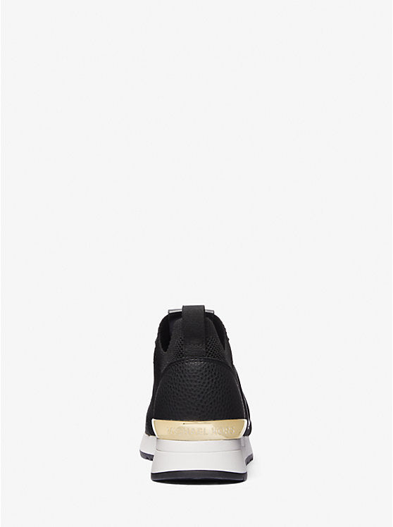 Michael Kors Jenkins Knit Trainer in Black