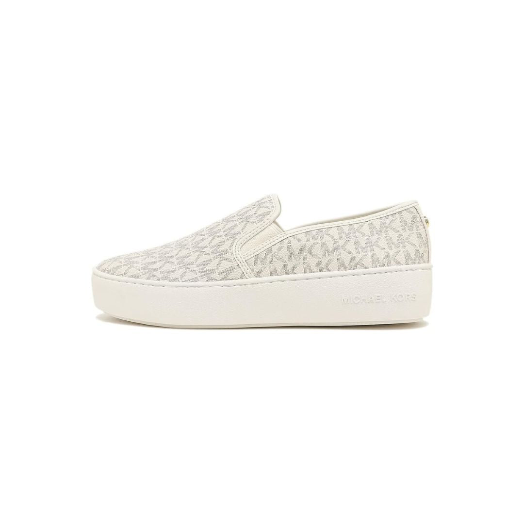 Michael Kors Teddi Slip-On in Signature Vanilla/Cream